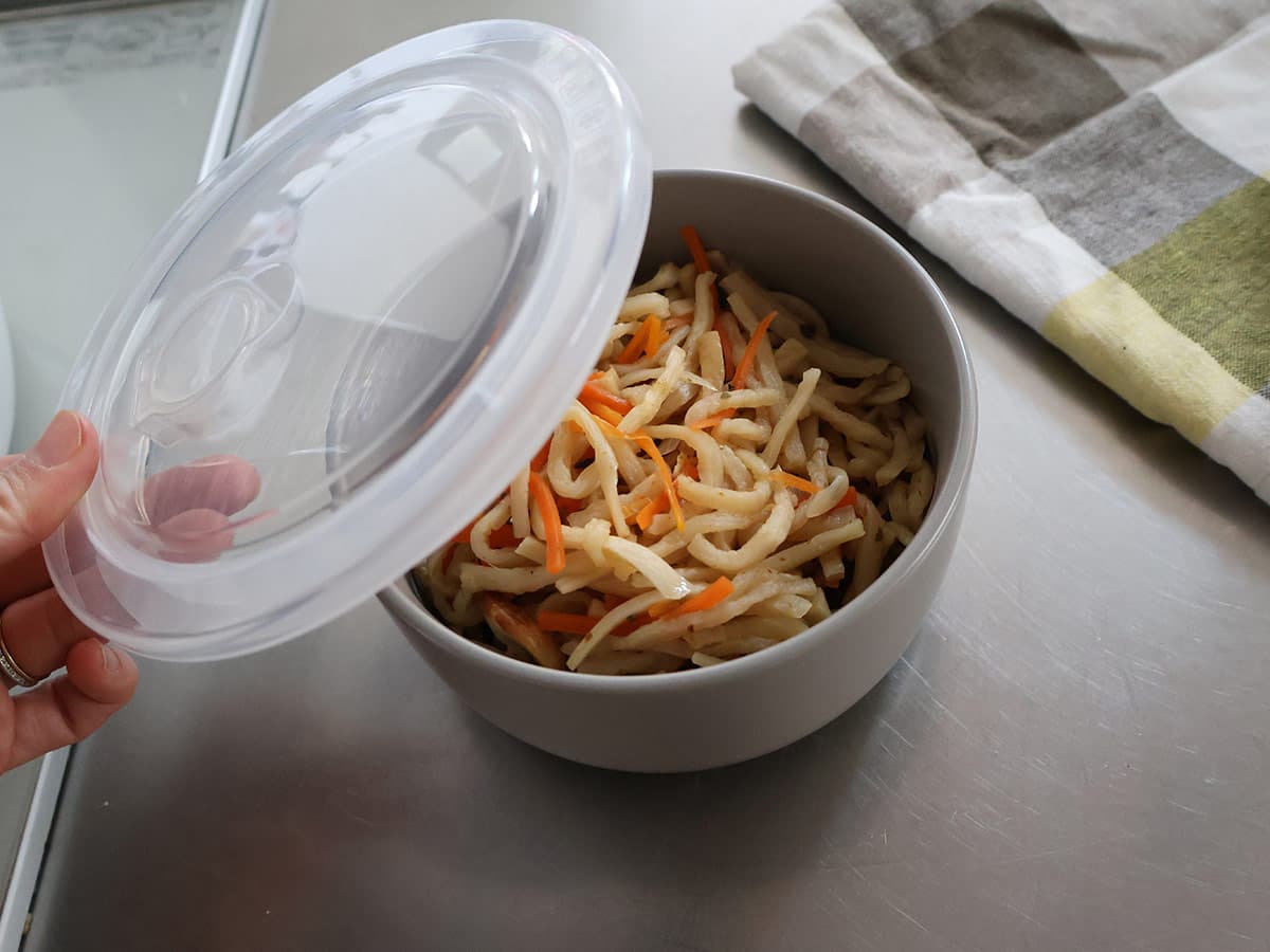 bon moment 食卓でも使える 蓋つき保存容器 3サイズセット/ボンモマン