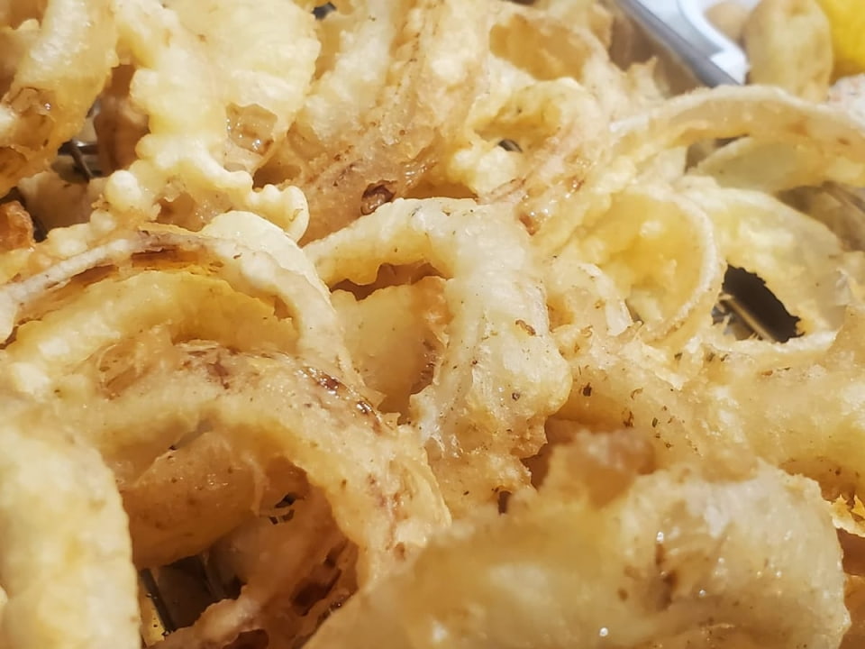 青髪のテツ　玉ねぎ　オニオンリング