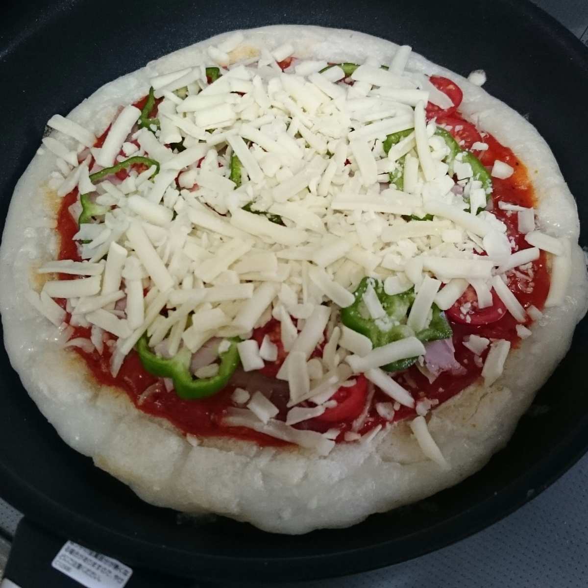 餅ピザ♪