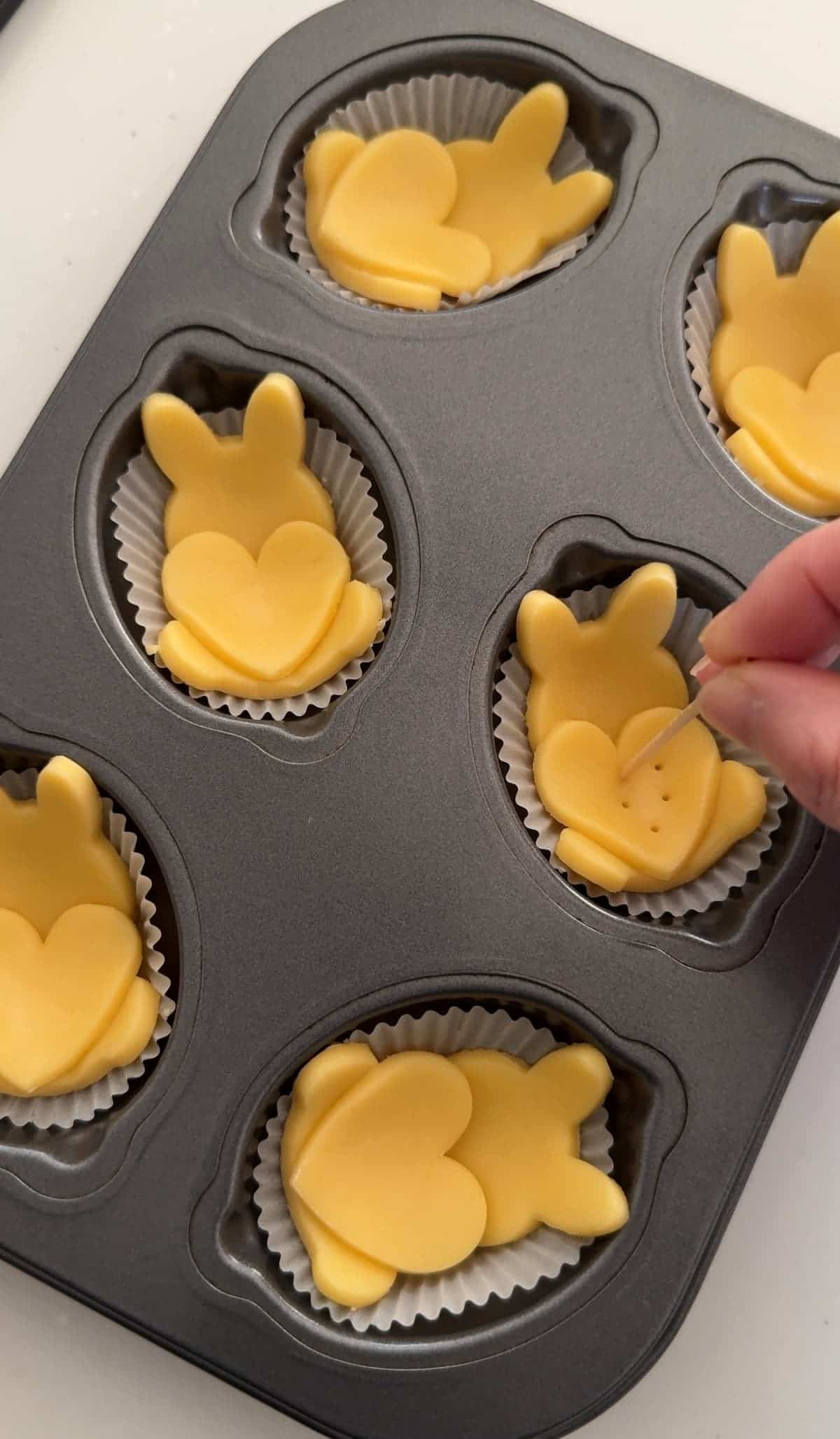 うさぎのロールケーキタルト