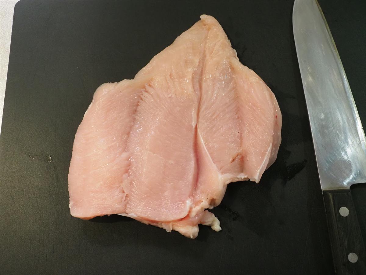 1㎏鶏ハム大鍋でまとめて調理