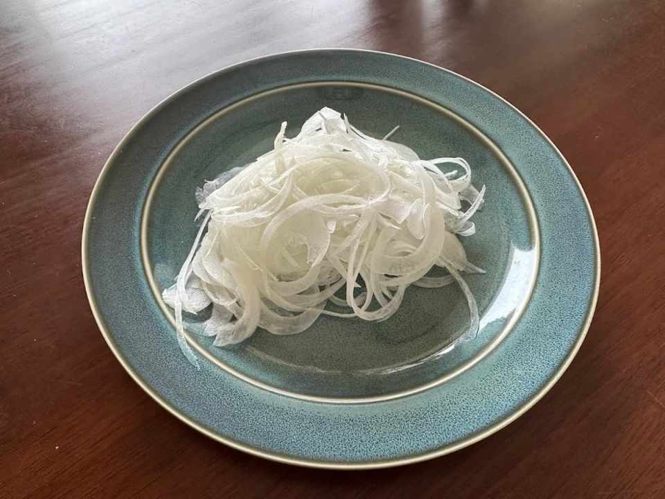繊維にそってスライス