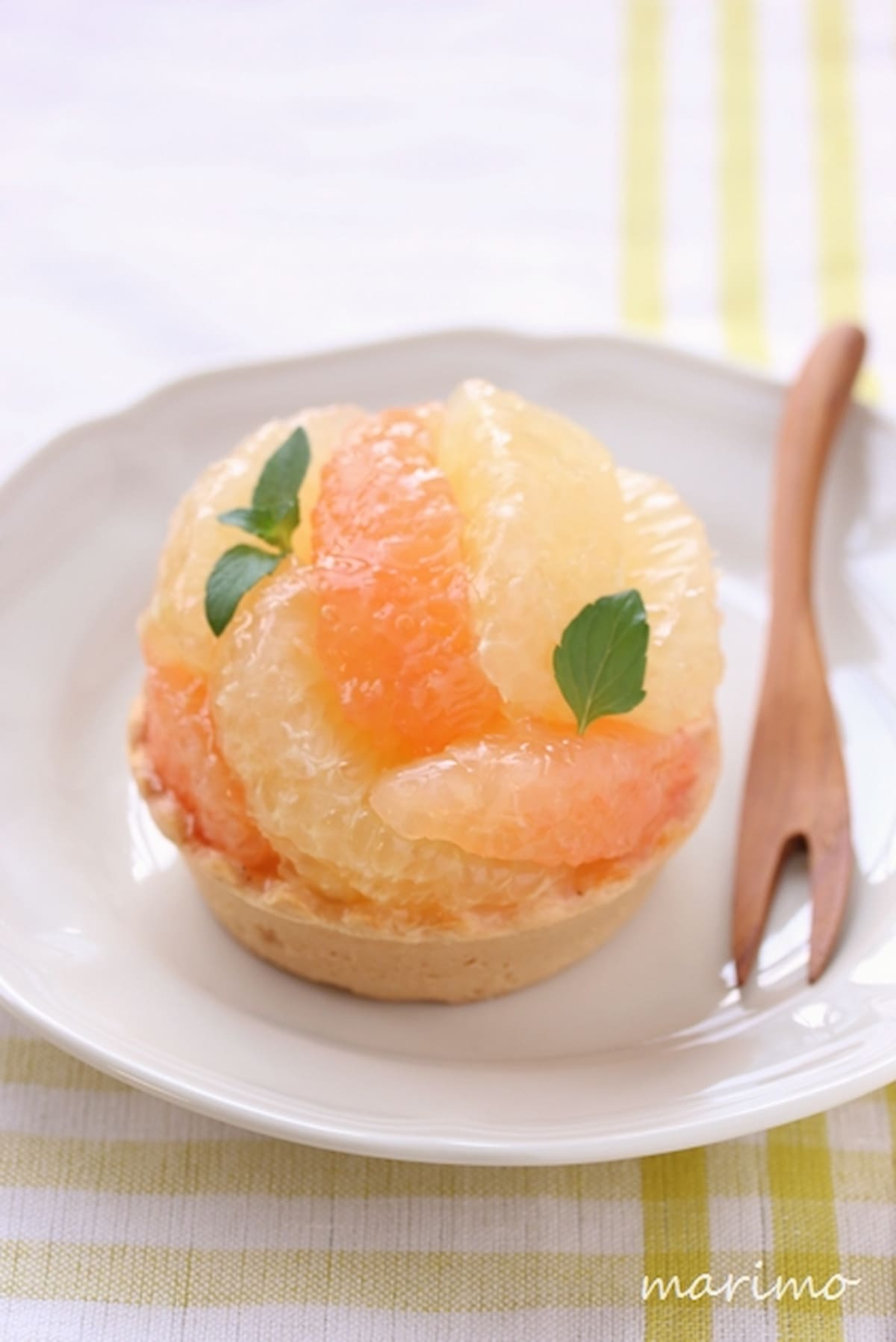 甘酸っぱさがたまらない♪「グレープフルーツタルト」を作ってみよう！