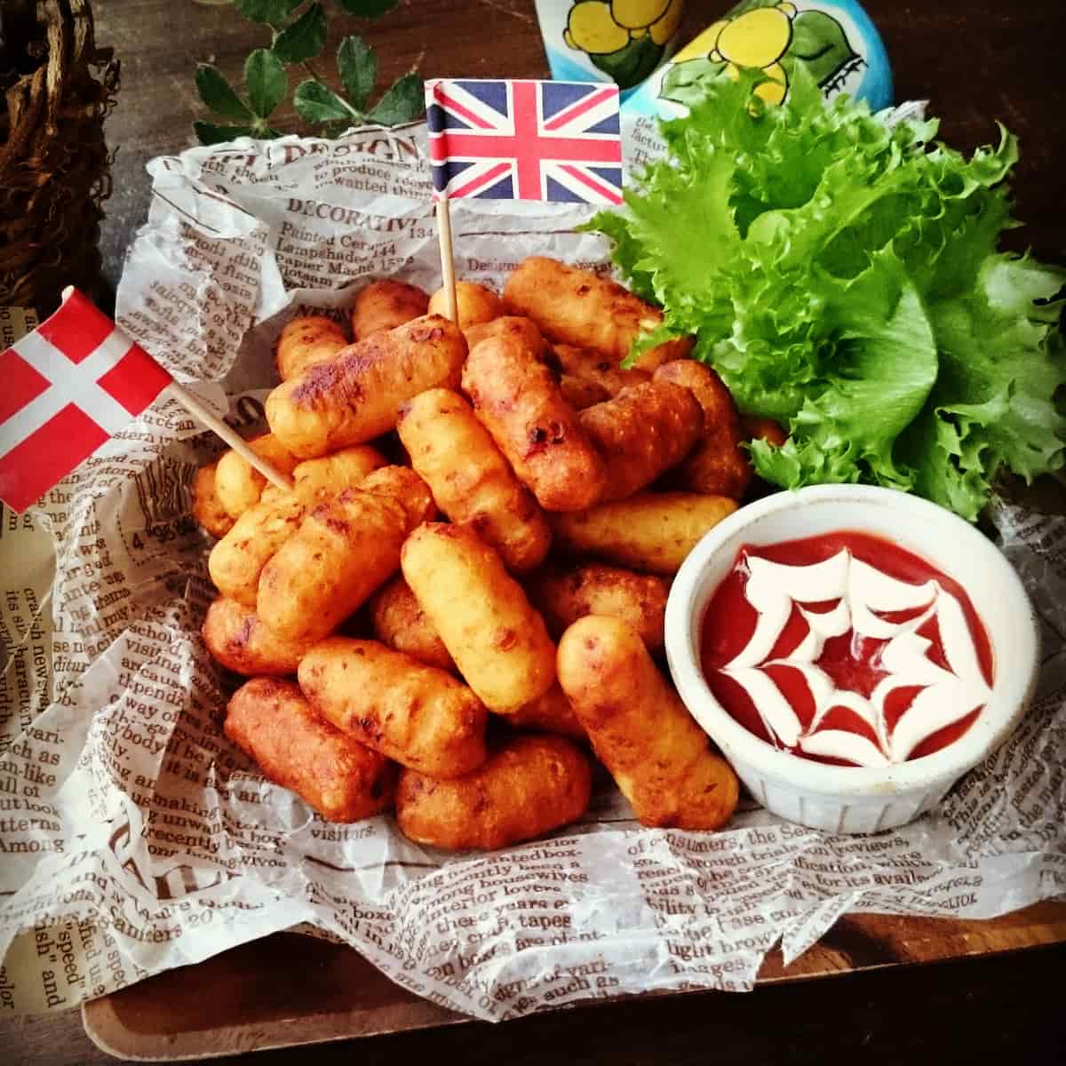 カリッともちもち〜♪「ハム入り揚げニョッキ」の作り方