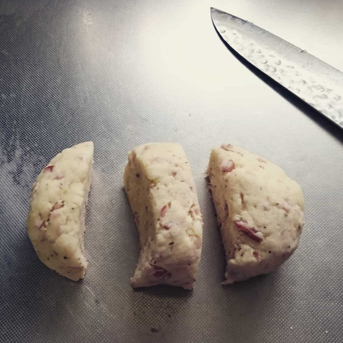 ハム入り揚げニョッキ
