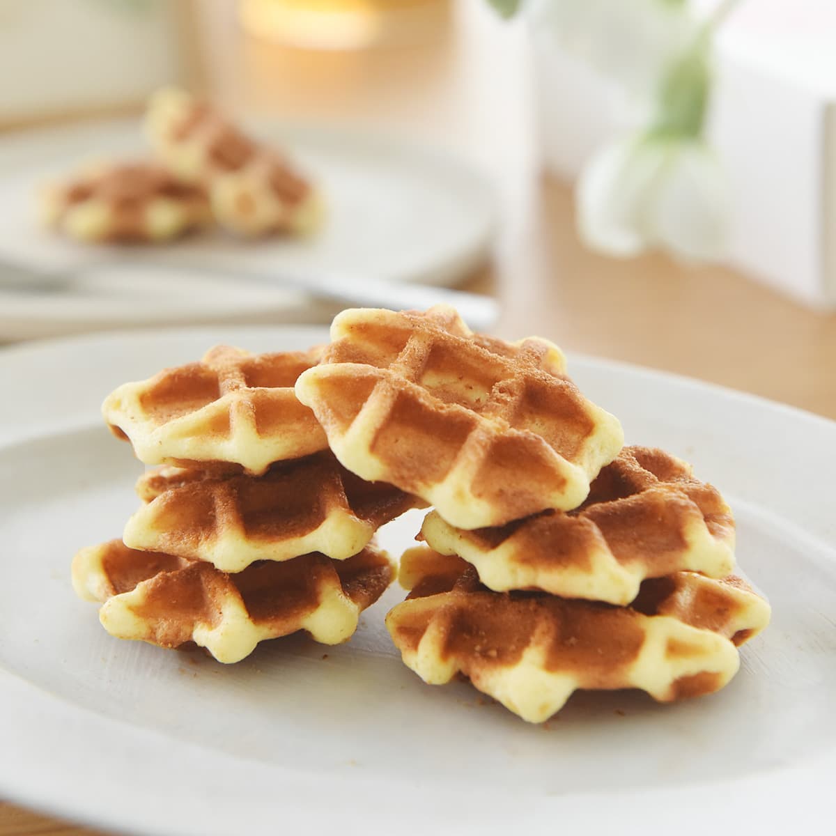 母の日ギフト ワッフルクッキー缶2種セット