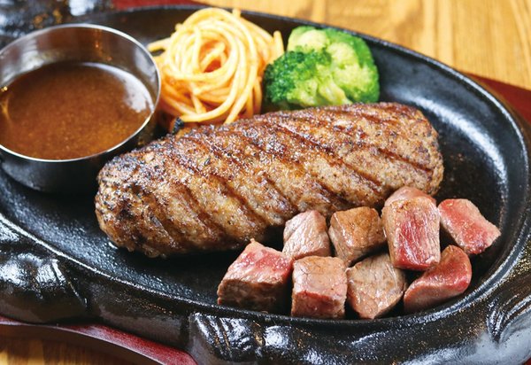 A5黒毛和牛ハンバーグ＆A5黒毛和牛赤身ステーキ【約1kg】／道頓堀みつる