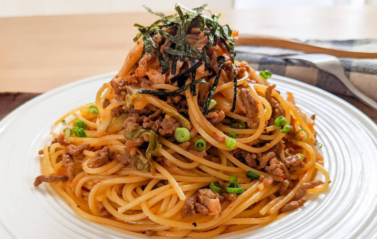 これ、ハマります!ピリ辛味にやみつき必至の「キムチパスタ」