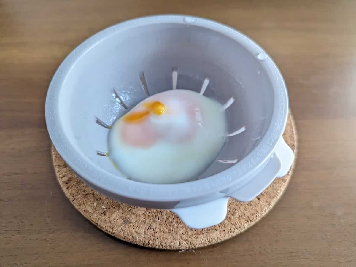電子レンジ調理器 半熟たまご風 W 使い方