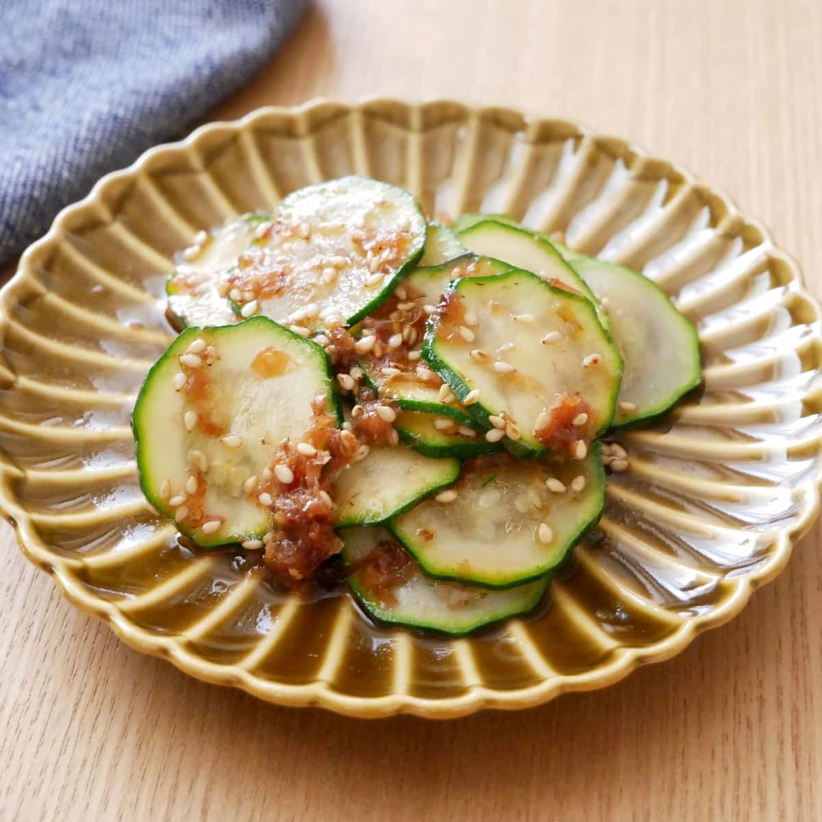暑い日に作ってみて！ポン酢＆めんつゆで簡単「ズッキーニのさっぱり和え」レシピ