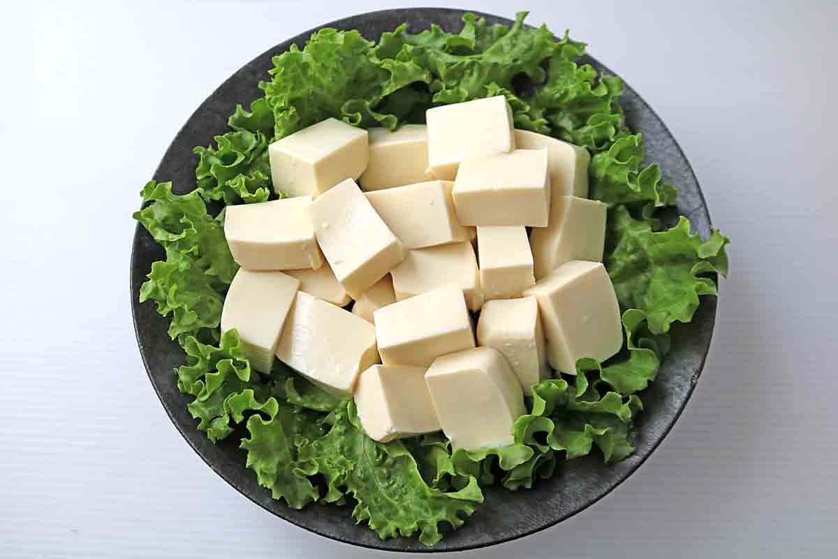 長いも豆腐サラダ16