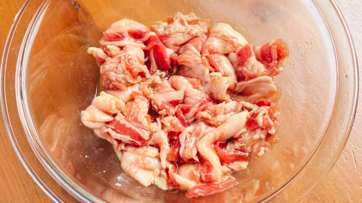 豚とキャベツのあっさり煮風