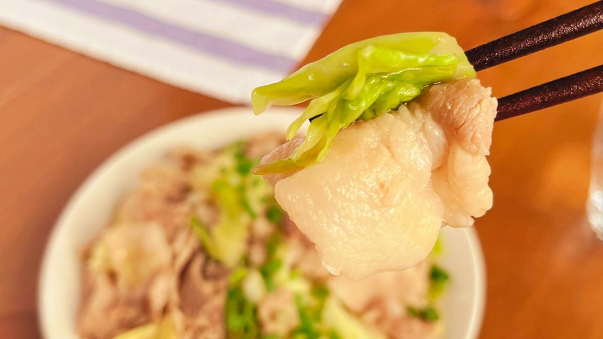 豚とキャベツのあっさり煮風