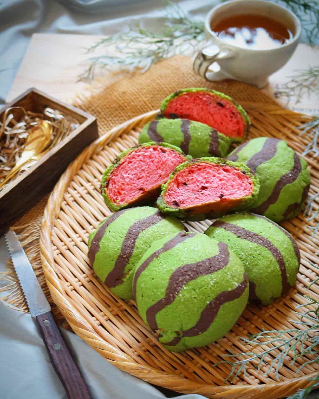 見て楽しい食べておいしい♪夏にぴったり「すいかパン」をおうちで楽しもう！