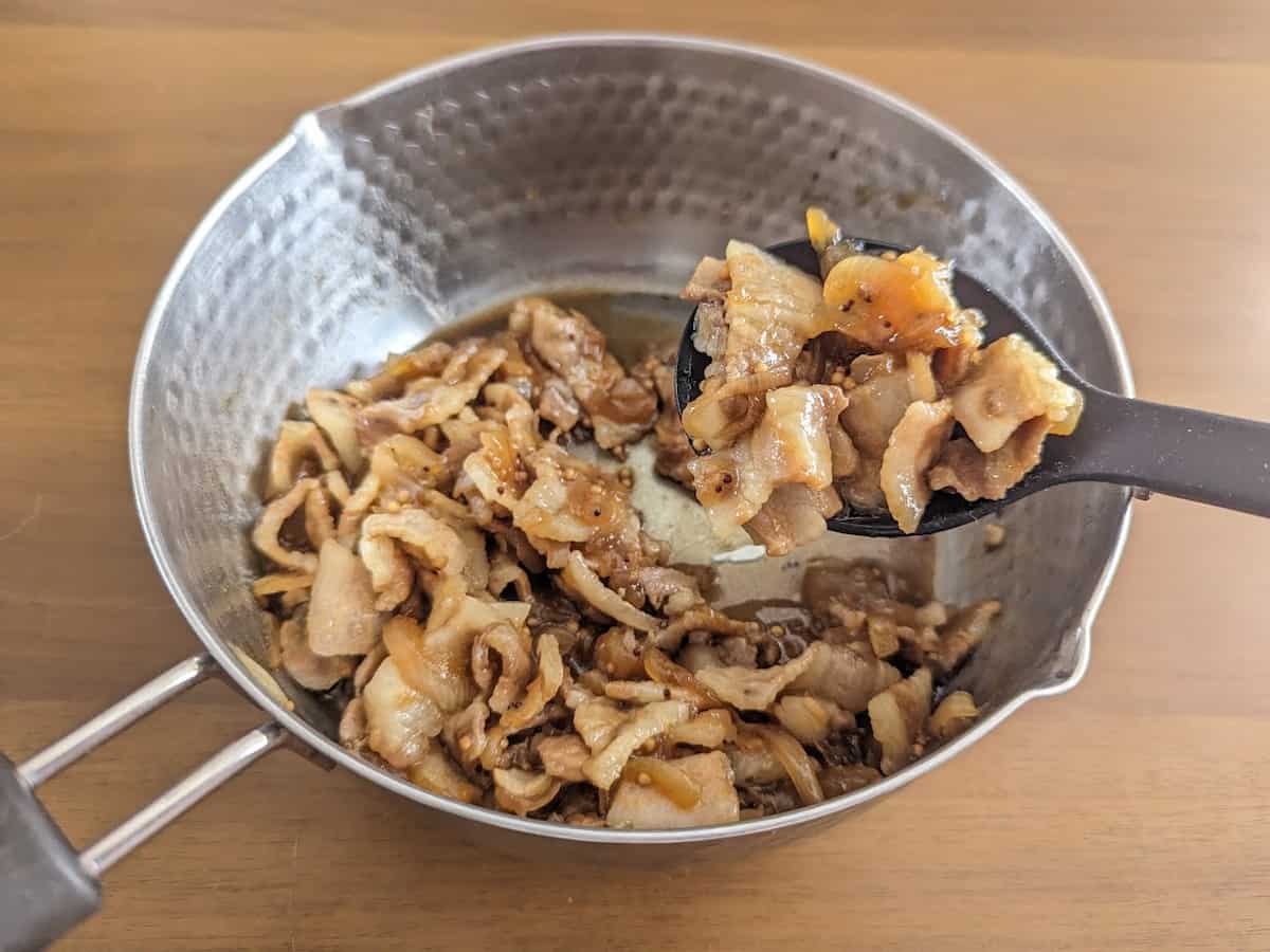 ダイソー シリコーンミニ調理スプーン 使用例