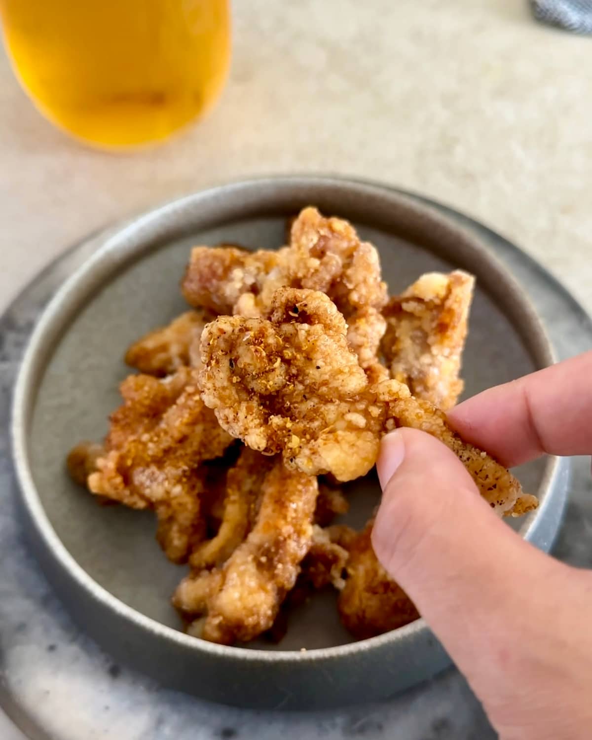 凍ったまま食べる甘辛から揚げの冷凍ストックレシピ