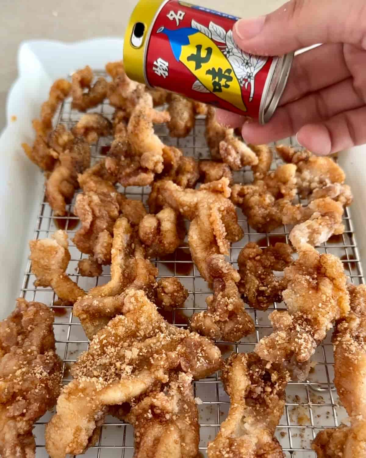凍ったまま食べる甘辛から揚げの冷凍ストックレシピ