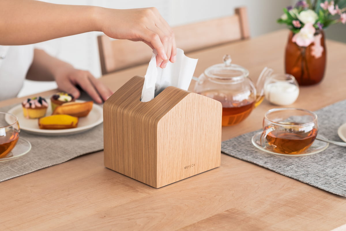 キッチンや食卓にも◎KEYUCAの大人気「ティッシュケース」に新作が登場！