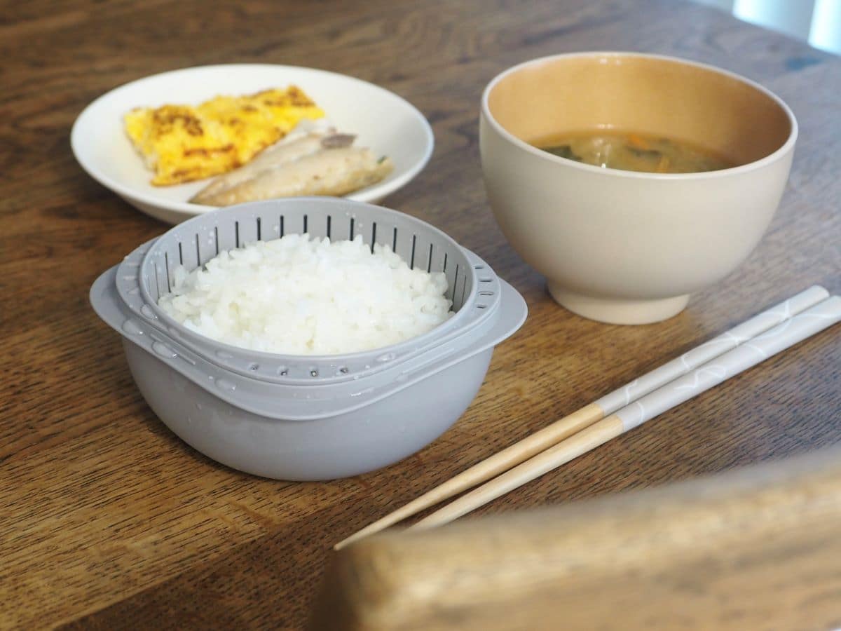 蒸気であたためる冷凍ごはん容器 2個組/ライクイット