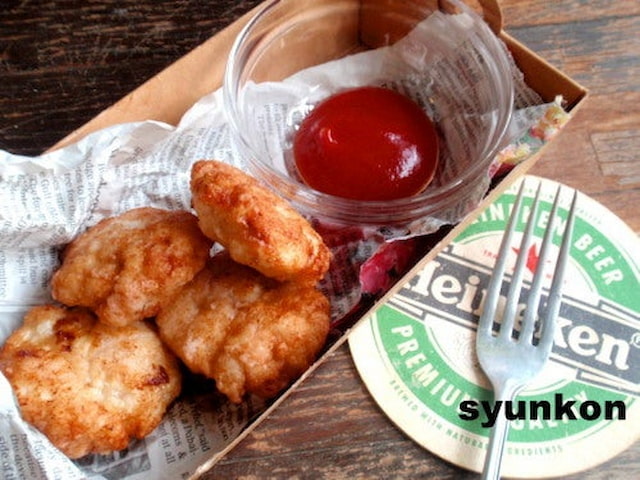 簡単！衣は片栗粉だけ♪鶏むね肉で作る「チキンナゲット」レシピ