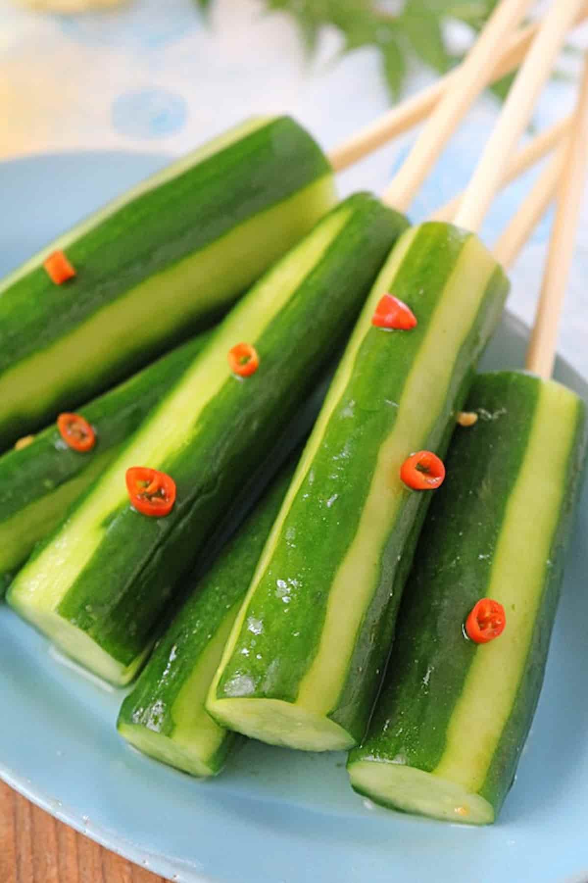 ぱおさん 冷やしきゅうりの一本漬け