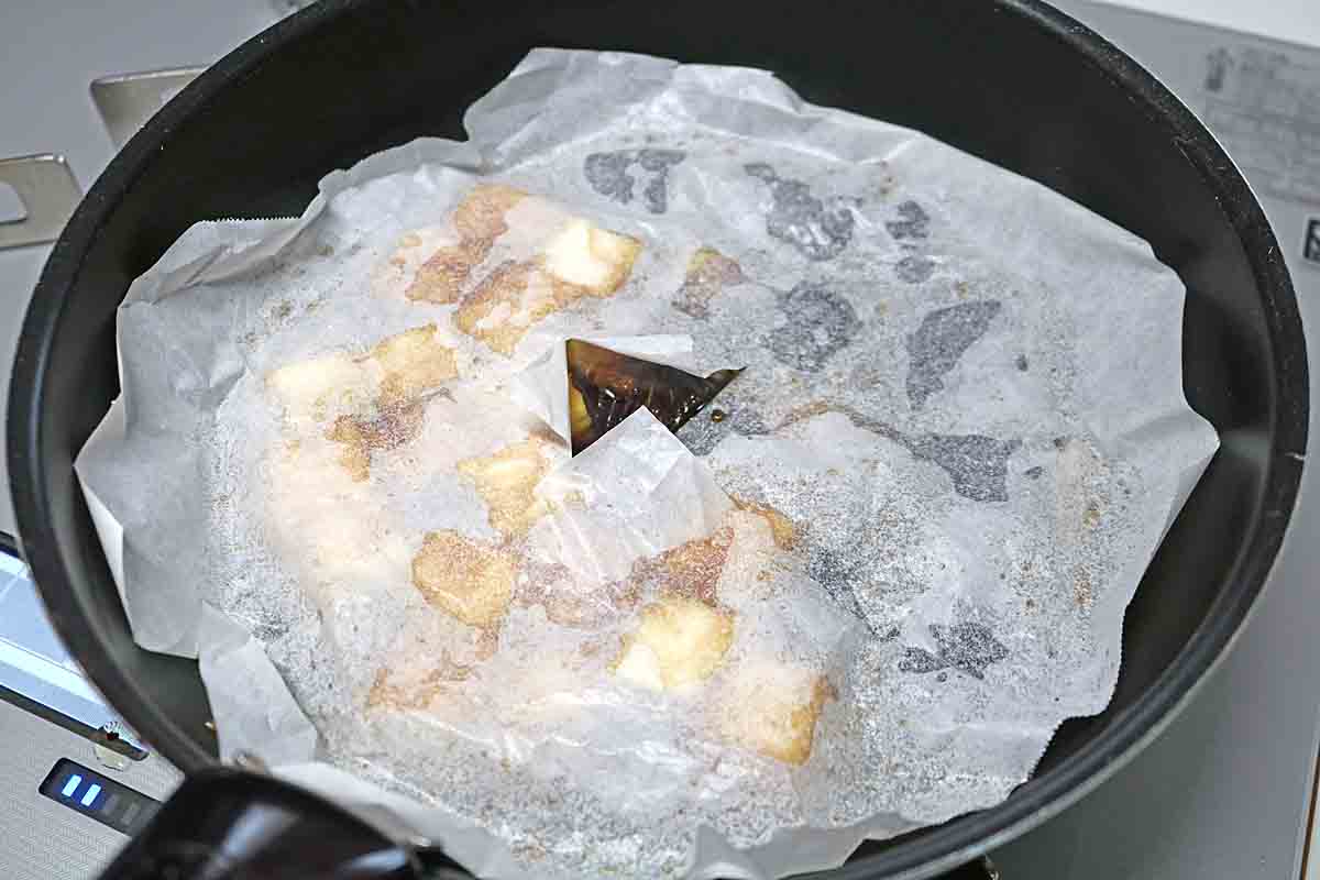 なすと厚揚げ照り焼き3
