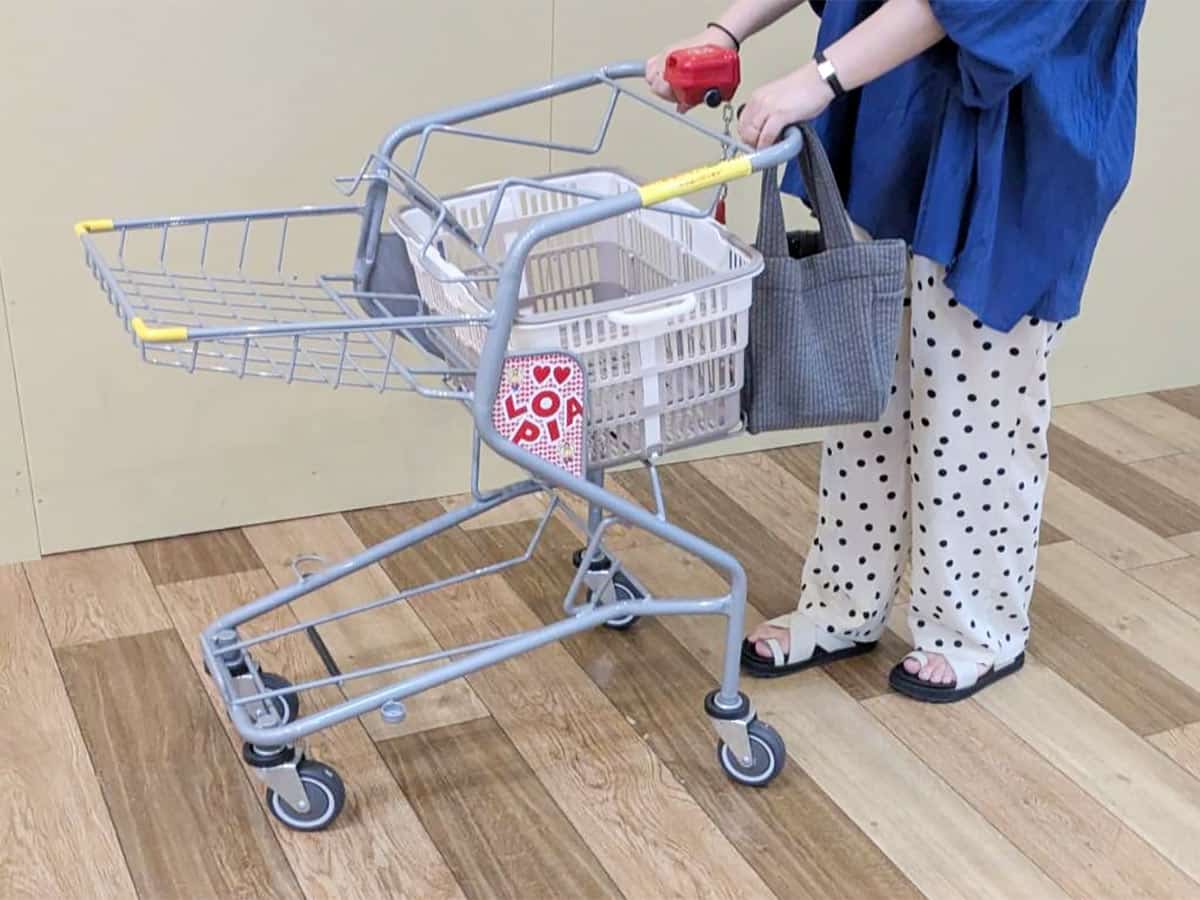 たためる買い物カゴ レジかご マイカゴ 折りたたみバスケット