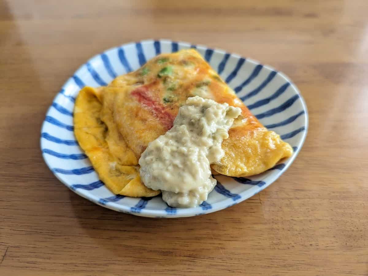 カルディ わさびのタルタルソースと卵焼き