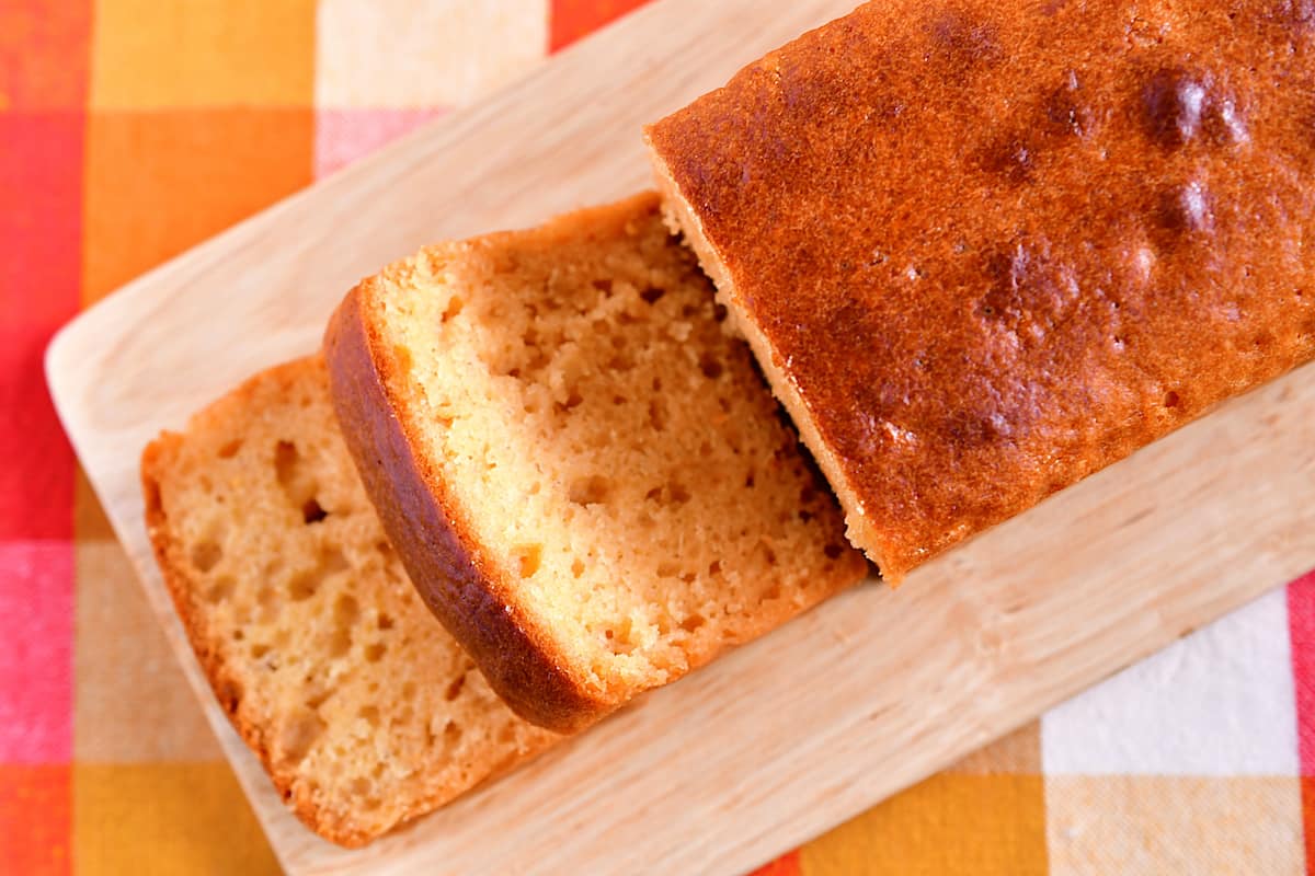 しょうがのはちみつ漬けを使ったパウンドケーキ