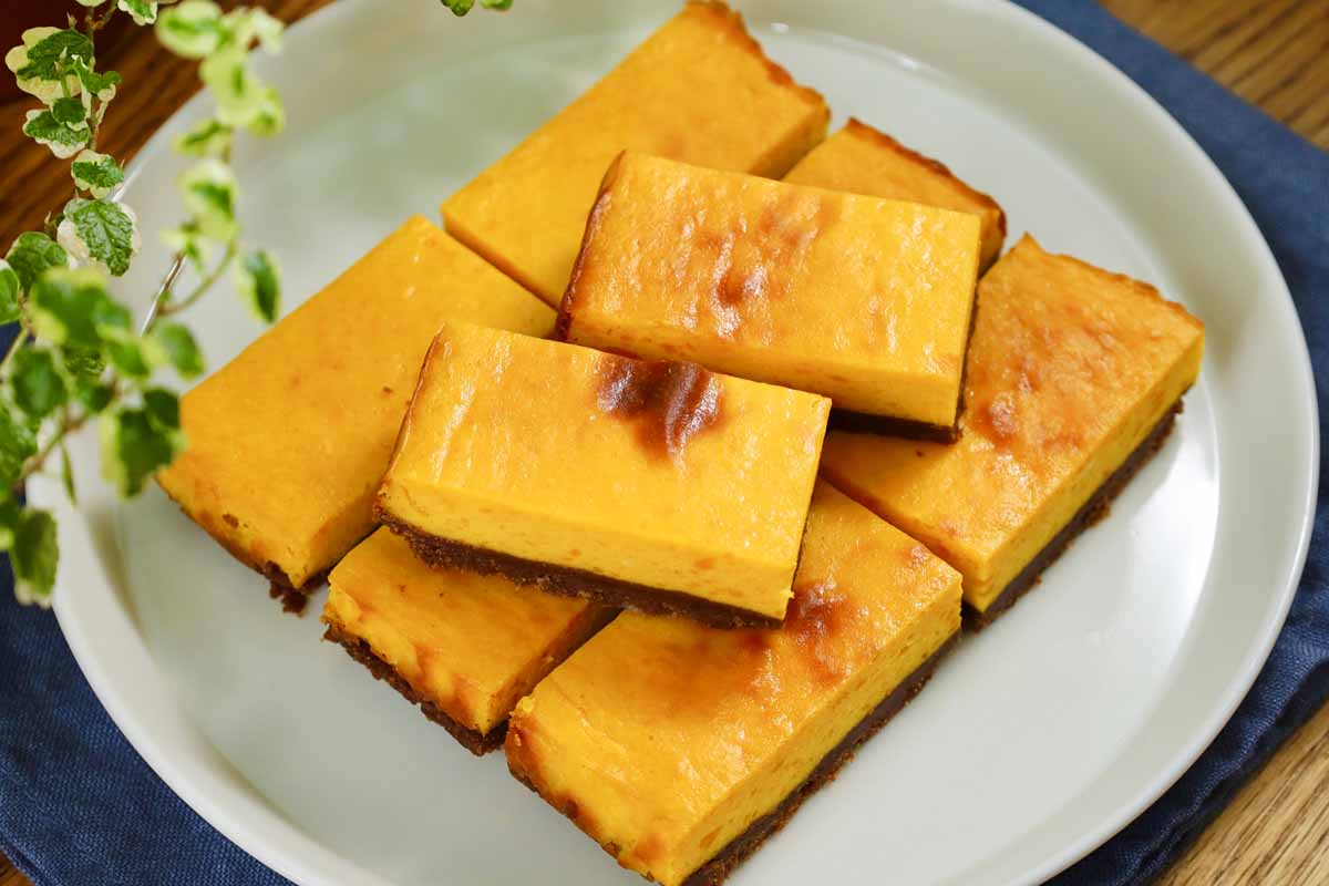 ねっとり濃厚「かぼちゃのチーズケーキ」レシピ