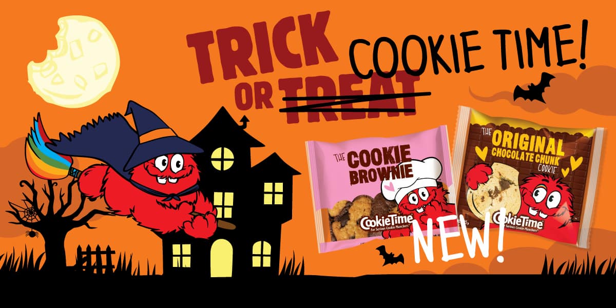 「クッキータイム オリジナルチョコレートチャンククッキー」と「クッキータイム クッキーブラウニー」