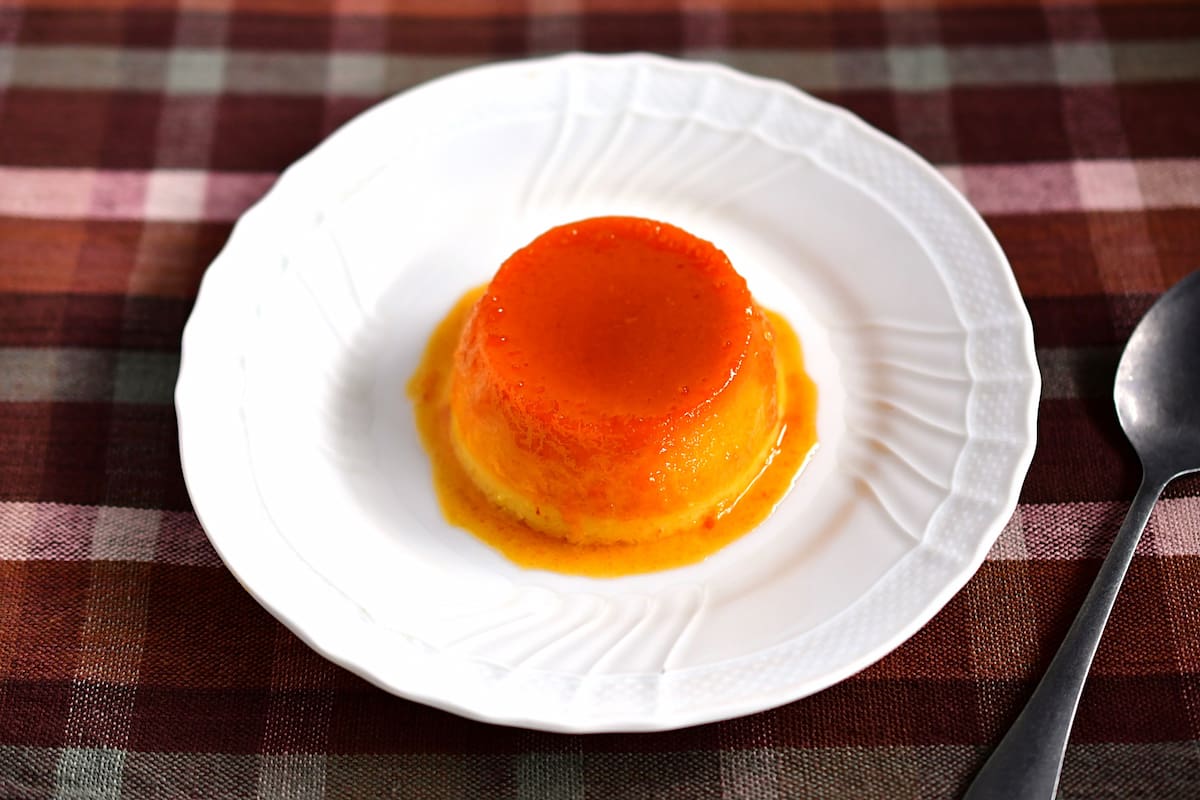マッシュかぼちゃを使ったプリン