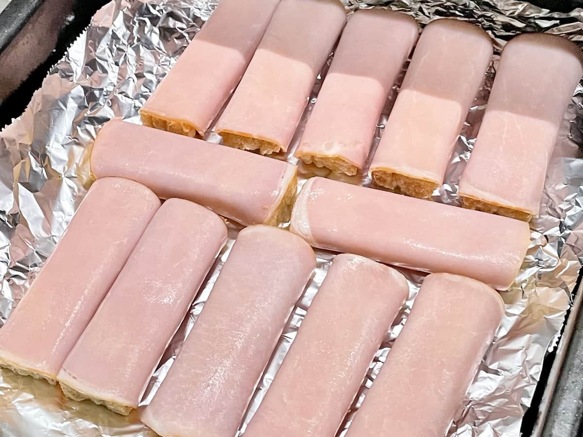 「厚揚げのハム巻き」レシピ