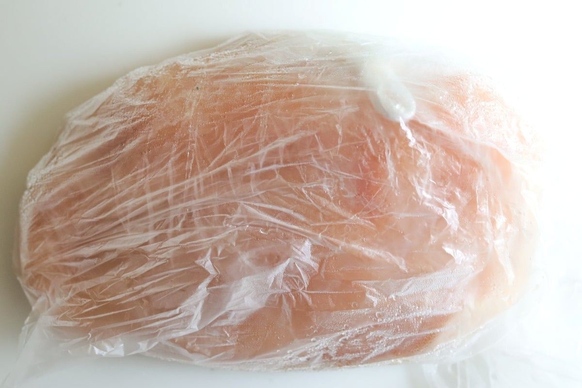 鶏むね肉のせいろ蒸し
