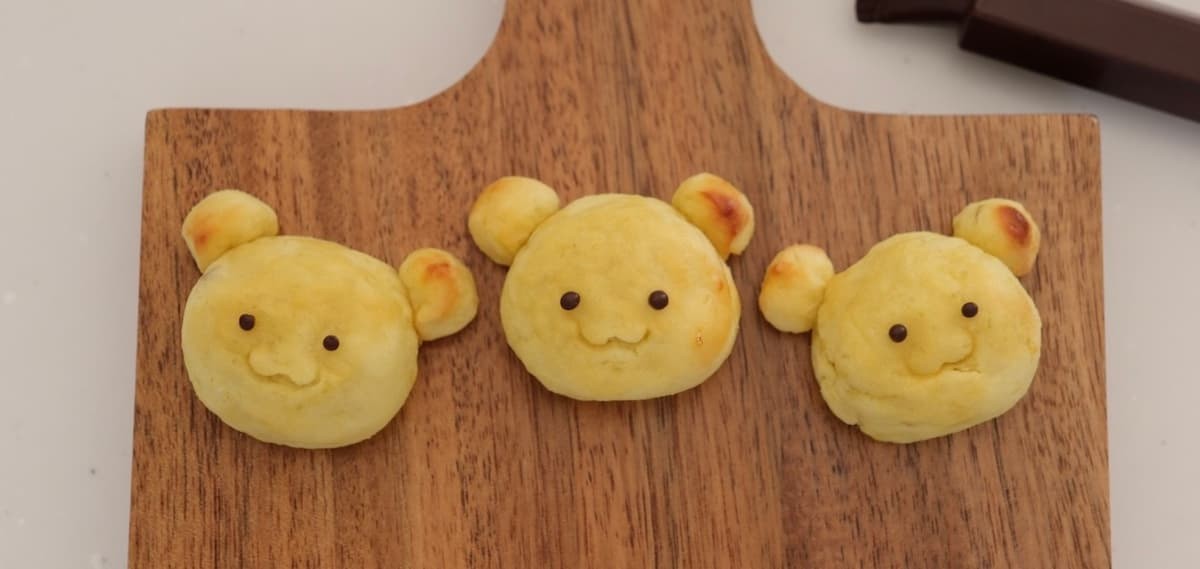 裏ごし不要♪くまがかわいい「スイートポテト」の作り方【動画あり】