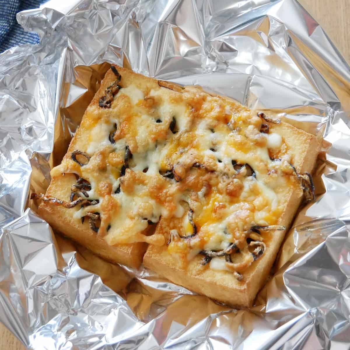 作業時間は1分！「塩昆布チーズ厚揚げ」が簡単でおいしすぎる！