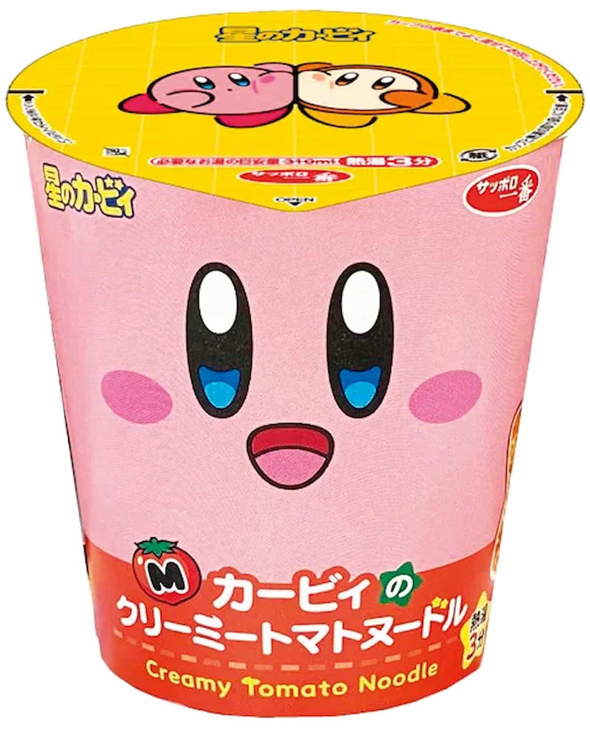 星のカービィ クリーミートマト味ヌードル