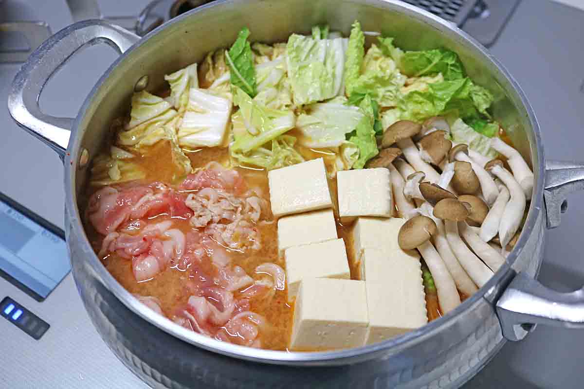 みそキムチ鍋7