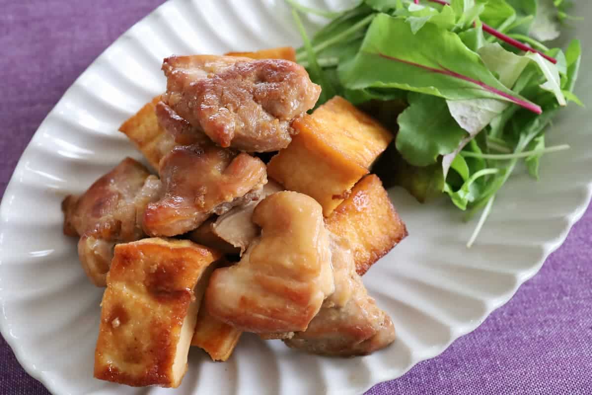 武田真由美さん 鶏肉と厚揚げの照り焼き