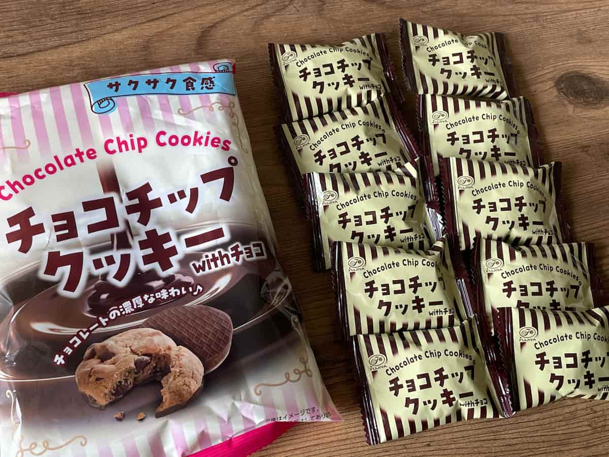 「不二家 チョコチップクッキー withチョコ」