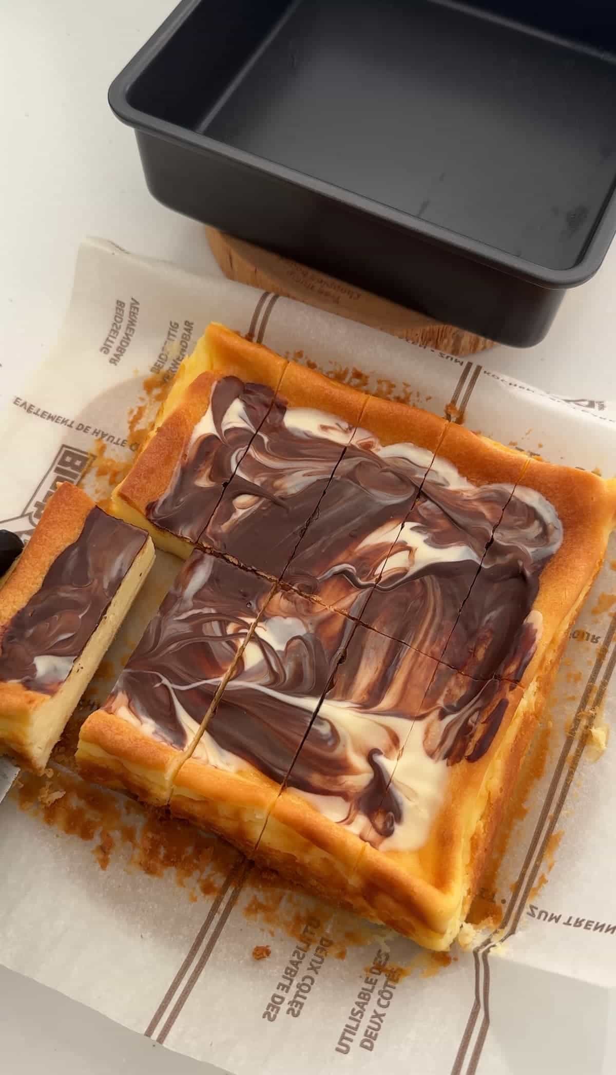 パリッチョコチーズケーキ