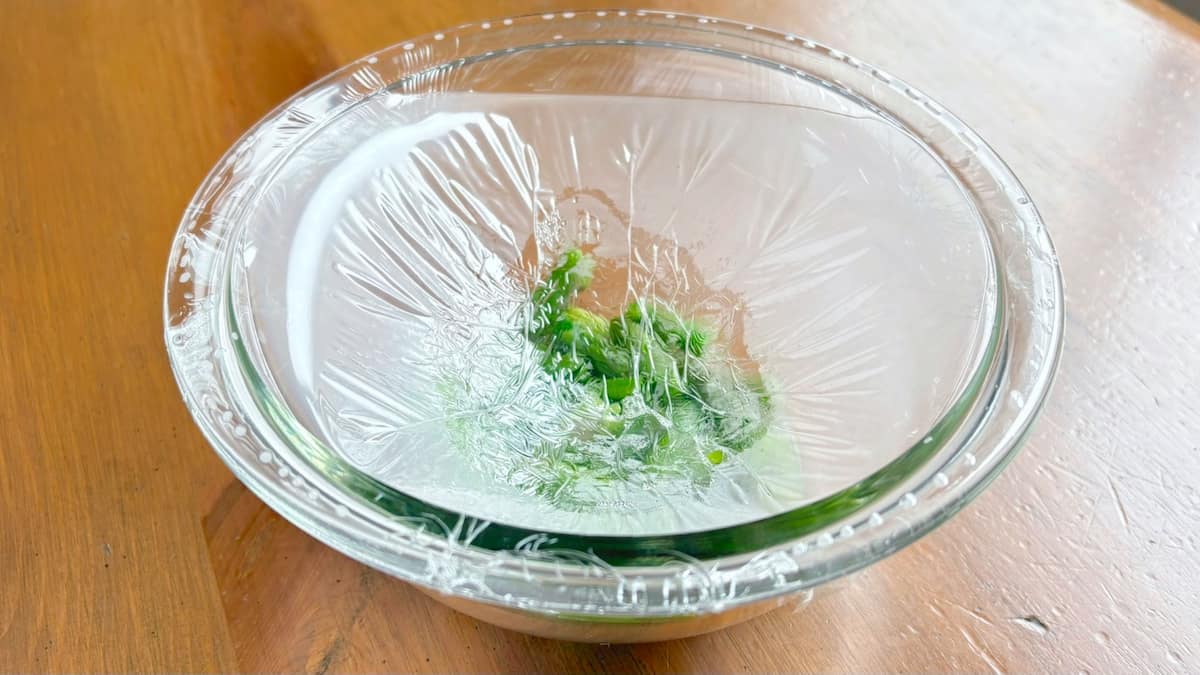 アスパラと卵のマヨあえ