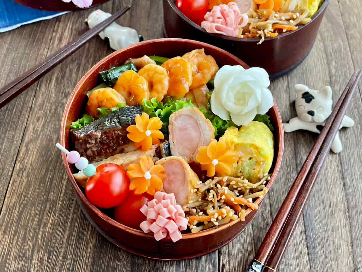 海老と小松菜の中華丼