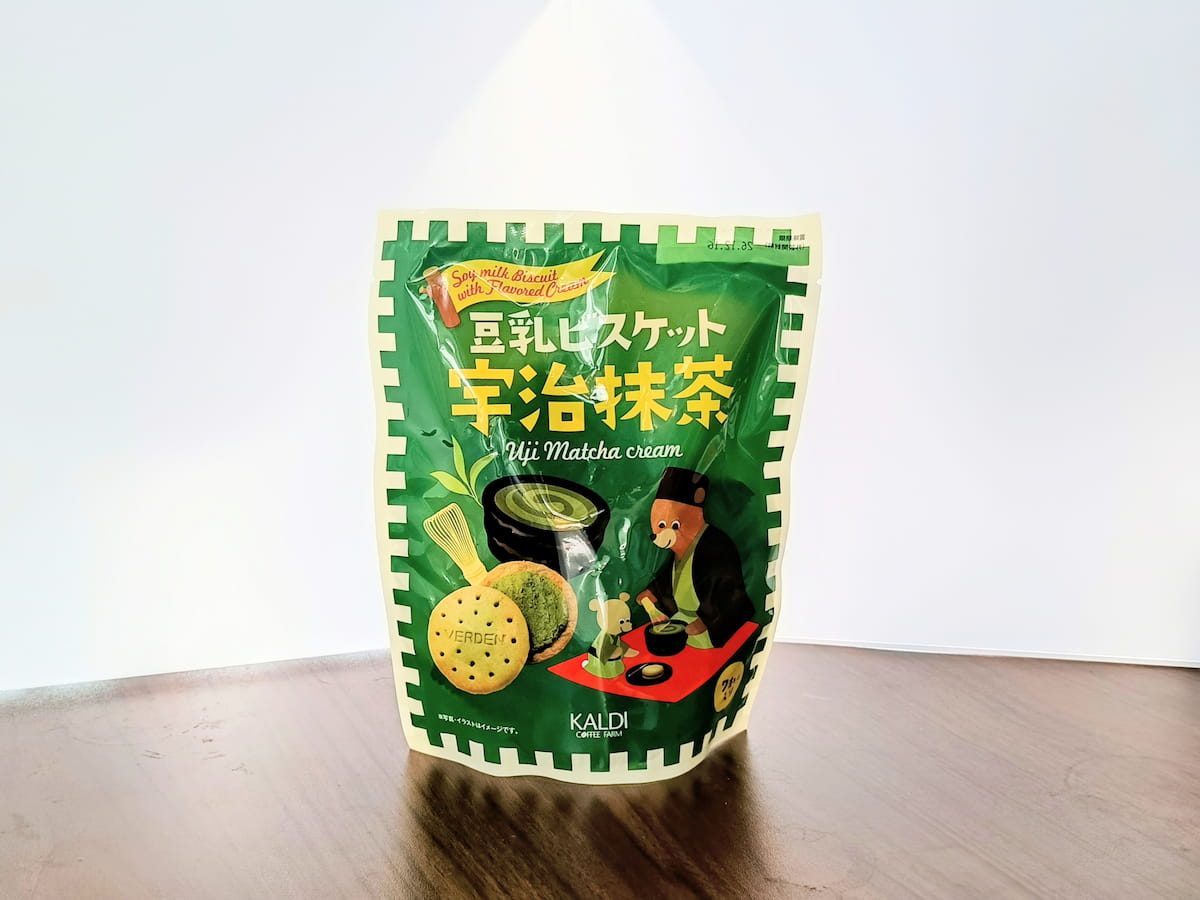 カルディコーヒーファーム「豆乳ビスケット 宇治抹茶」