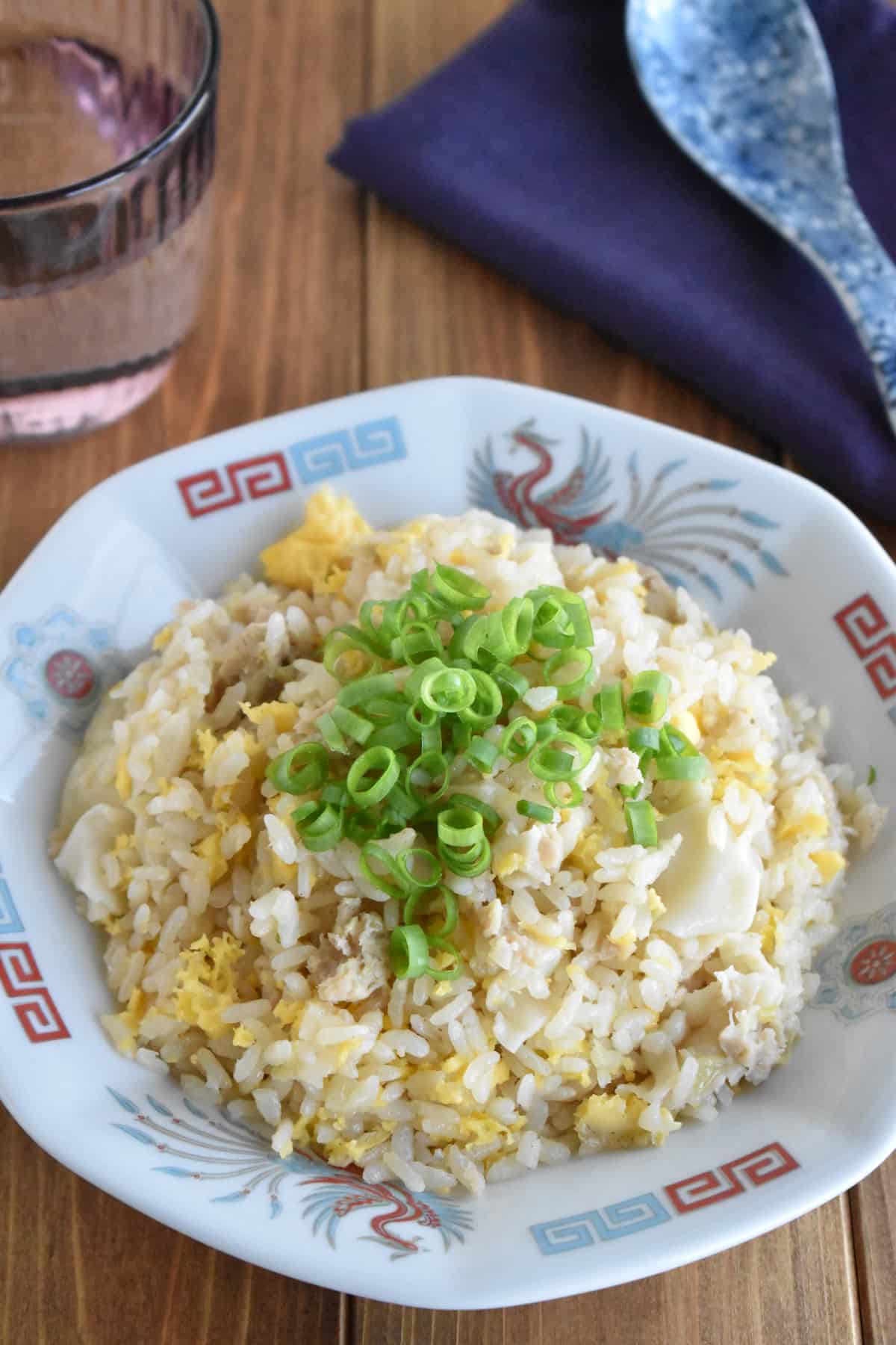 炊飯器で餃子チャーハン