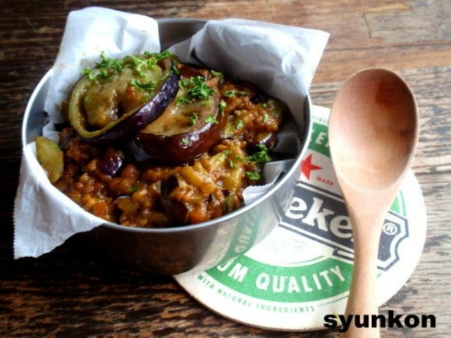 市販のルウで簡単！「なすのドライカレー」レシピ