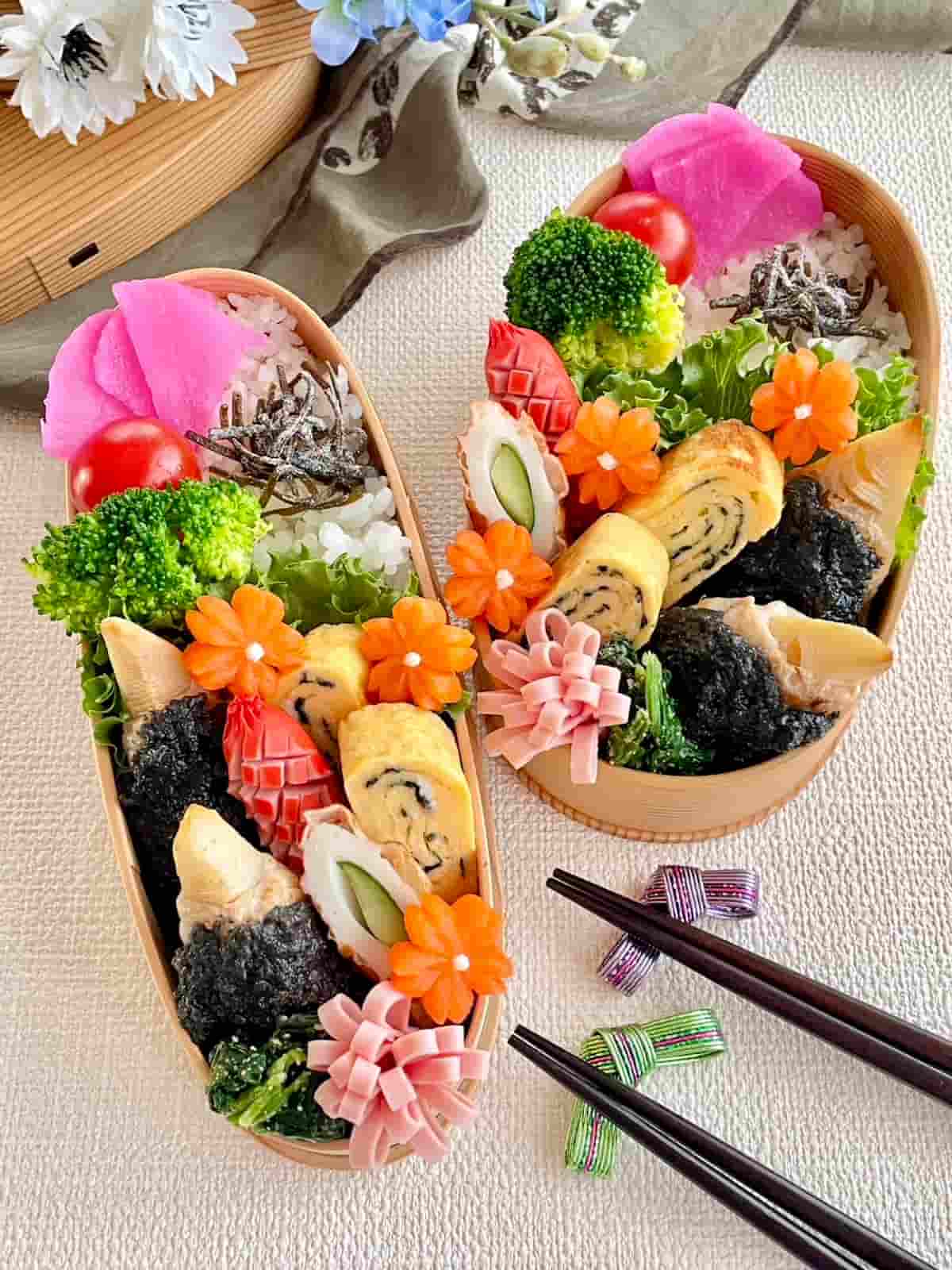 たけのこのごまみそ肉巻き