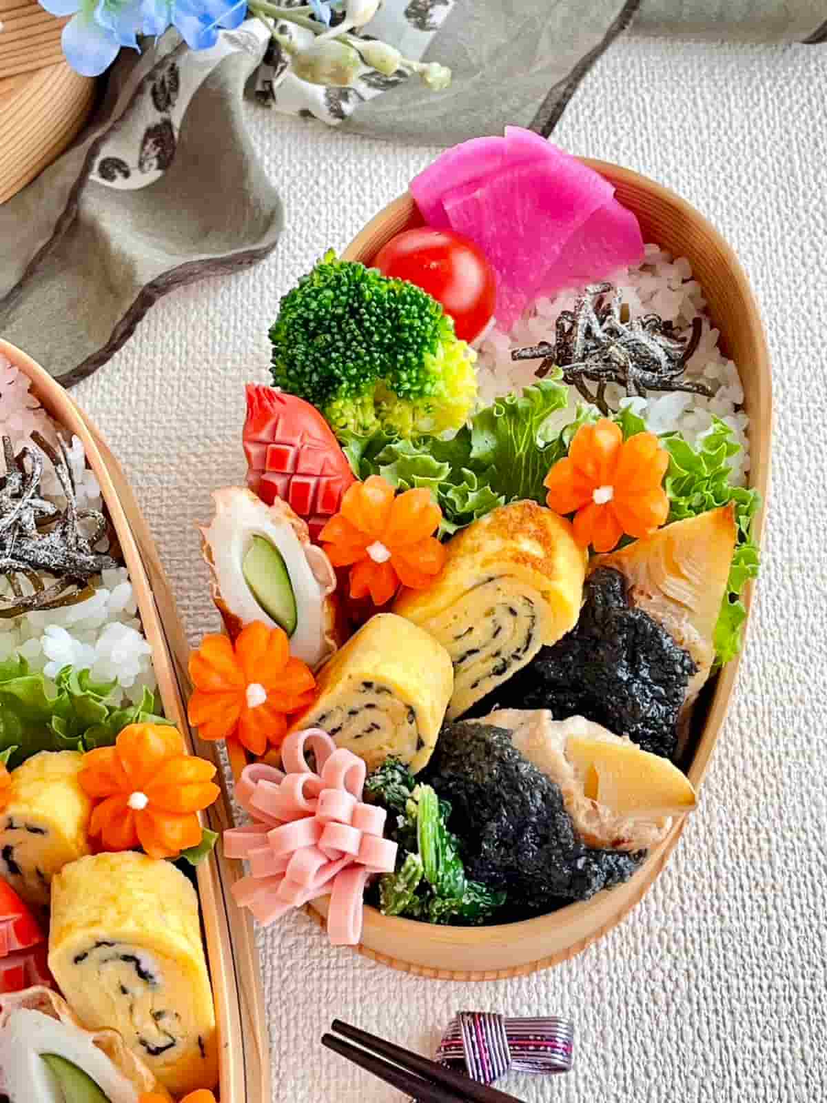 たけのこのごまみそ肉巻き
