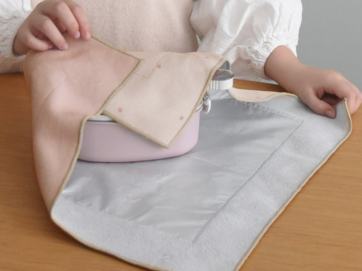 kukka ja puu 北欧カラーの巻くだけランチクロス 38×38cm/クッカヤプー