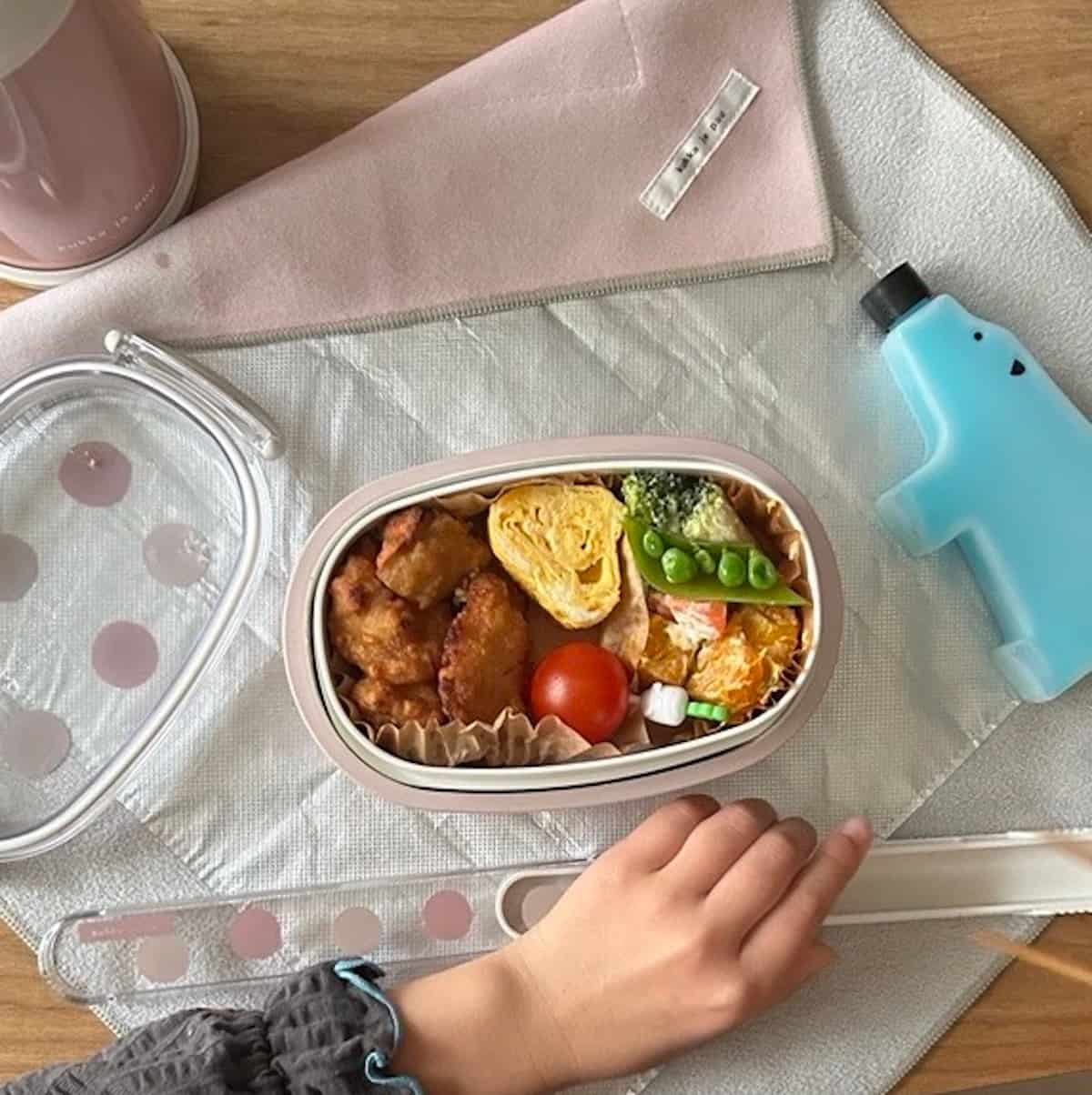 kukka ja puu 北欧カラーの巻くだけランチクロス 38×38cm/クッカヤプー